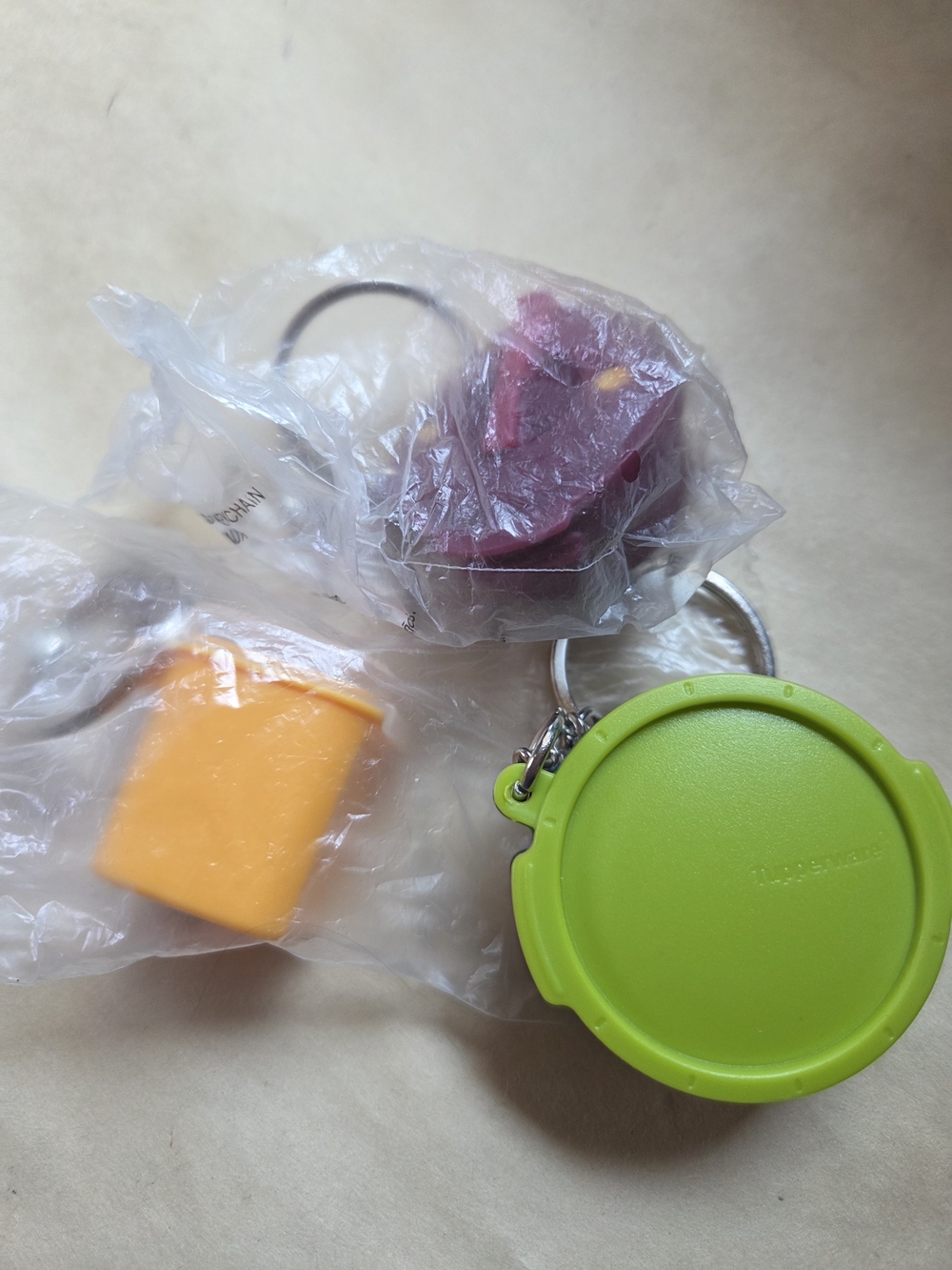 Tupperware Keychain Sets